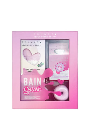 Coffret bain - Splash - Donut vanille & myrtille - 4 produits