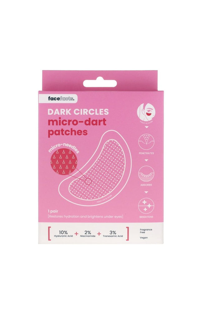 Patchs anti-cernes - Micro-Dart - Acide hyaluronique & niacinamide - Yeux - 1 pair