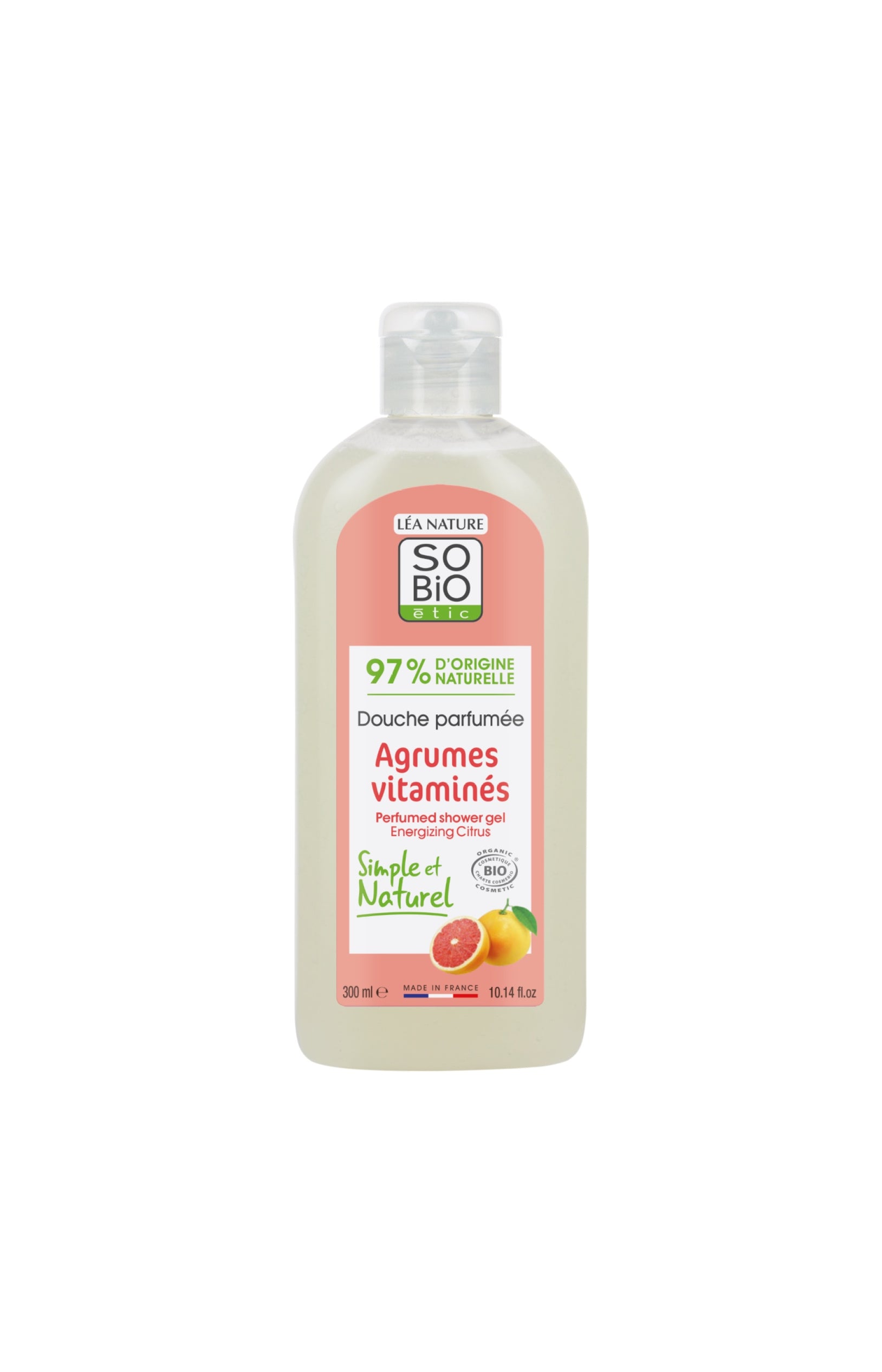Gel douche parfumée - Agrumes Vitaminés - 300 ml