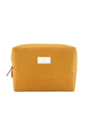 Trousse de toilette Femme (21x15x11) - Nid d'abeille - coloris Ocre