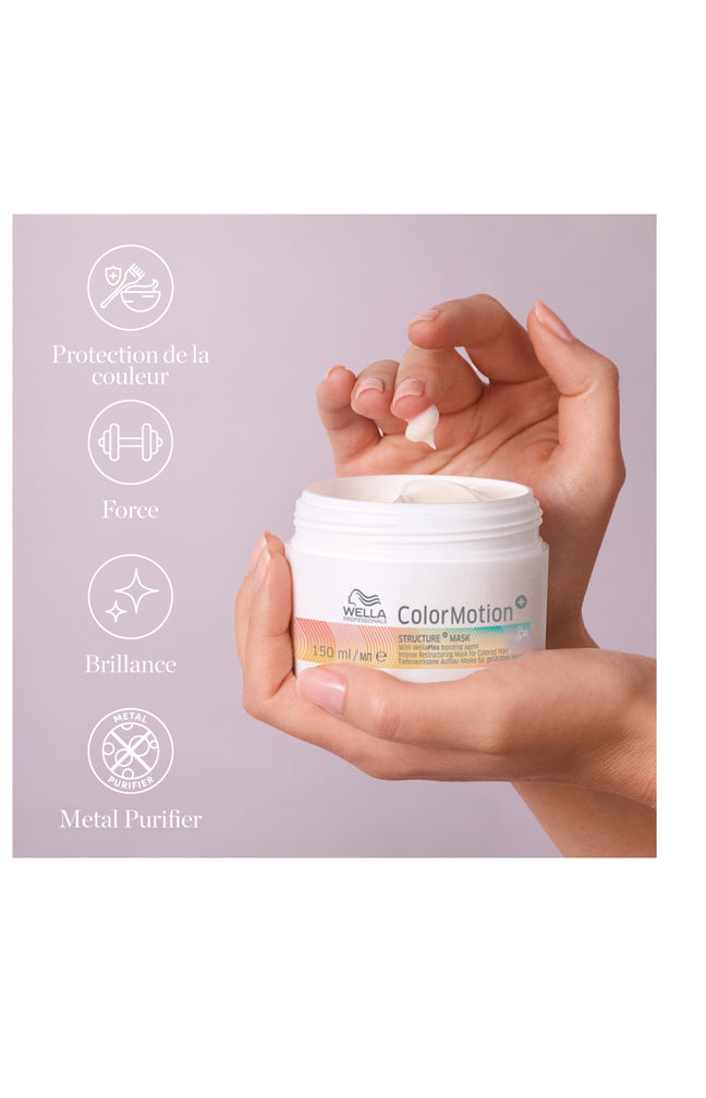 Masque ColorMotion+ - Structure+ révélateur de couleur - Cheveux colorés et abîmés