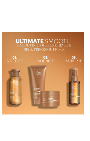 Masque nourrissant - Ultimate Smooth - Cheveux secs, ternes ou frisés
