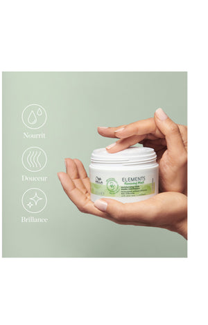 Masque régénérant Elements - Sans silicone - Tous types de cheveux