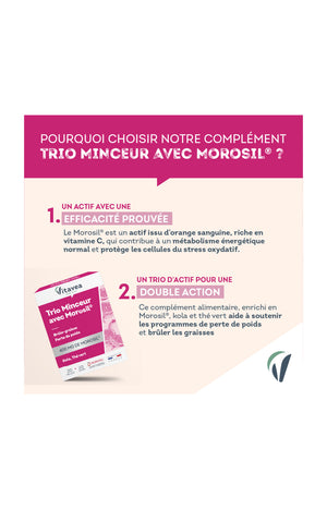Cure minceur & brûle graisse - Morosil & thé vert - 2 mois
