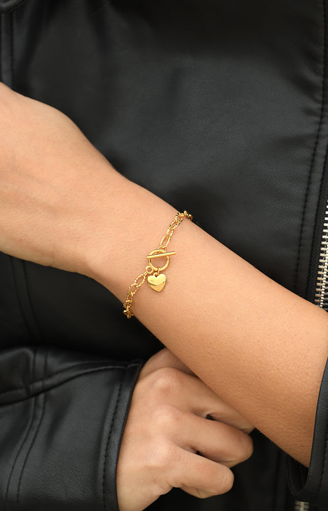 Bracelet Liliana - Acier inoxydable - Doré