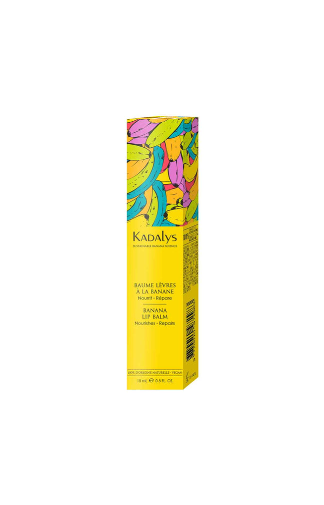 Baume à lèvres réparateur naturel - Banane & huile de ricin - 15 ml