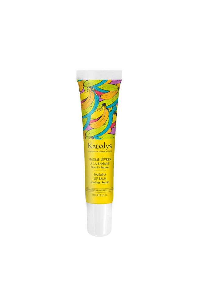 Baume à lèvres réparateur naturel - Banane & huile de ricin - 15 ml