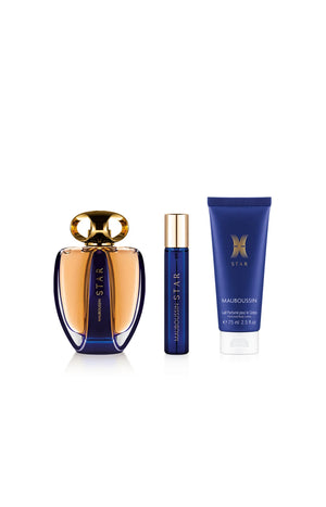 Coffret Prestige Star Eau De Parfum - Boisé ambré - 4 produits