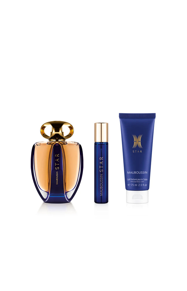 Coffret Prestige Star Eau De Parfum - Boisé ambré - 4 produits