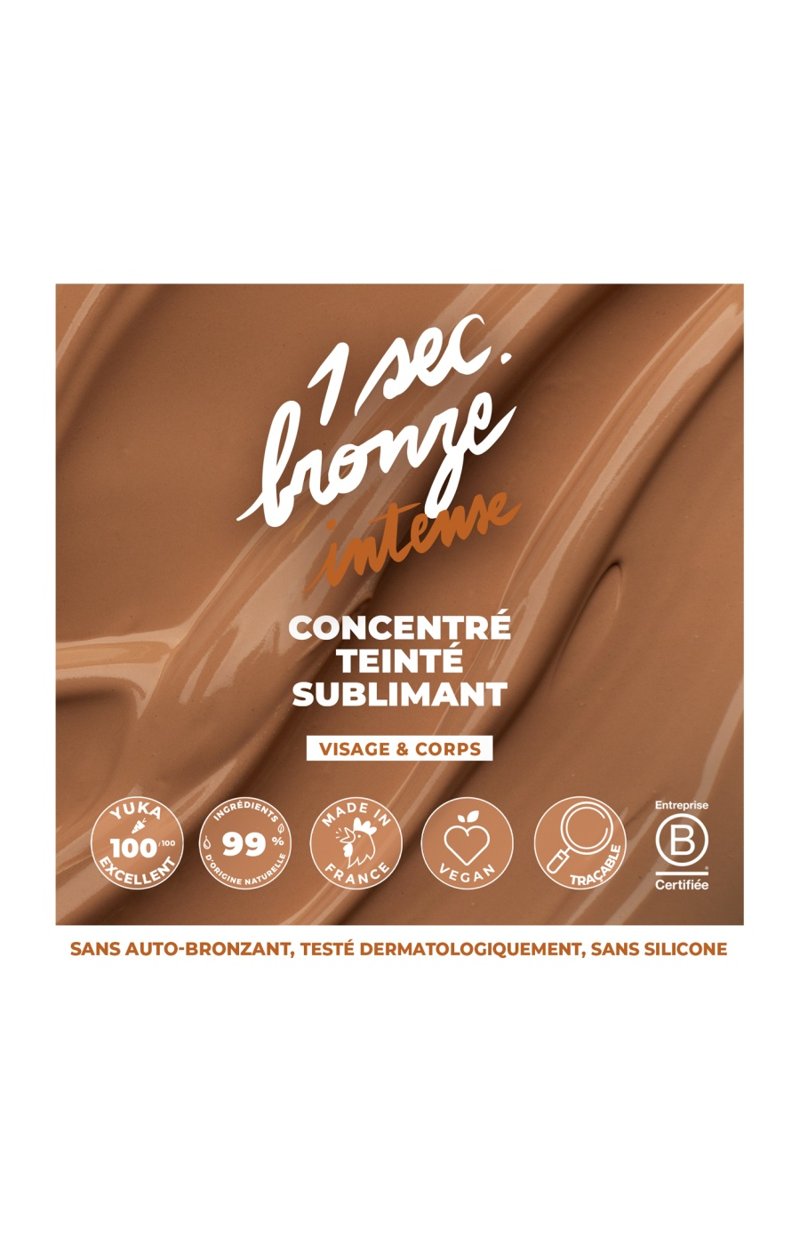 Concentré teinté sublimant bio - Cacao - Visage & corps - 100 ml