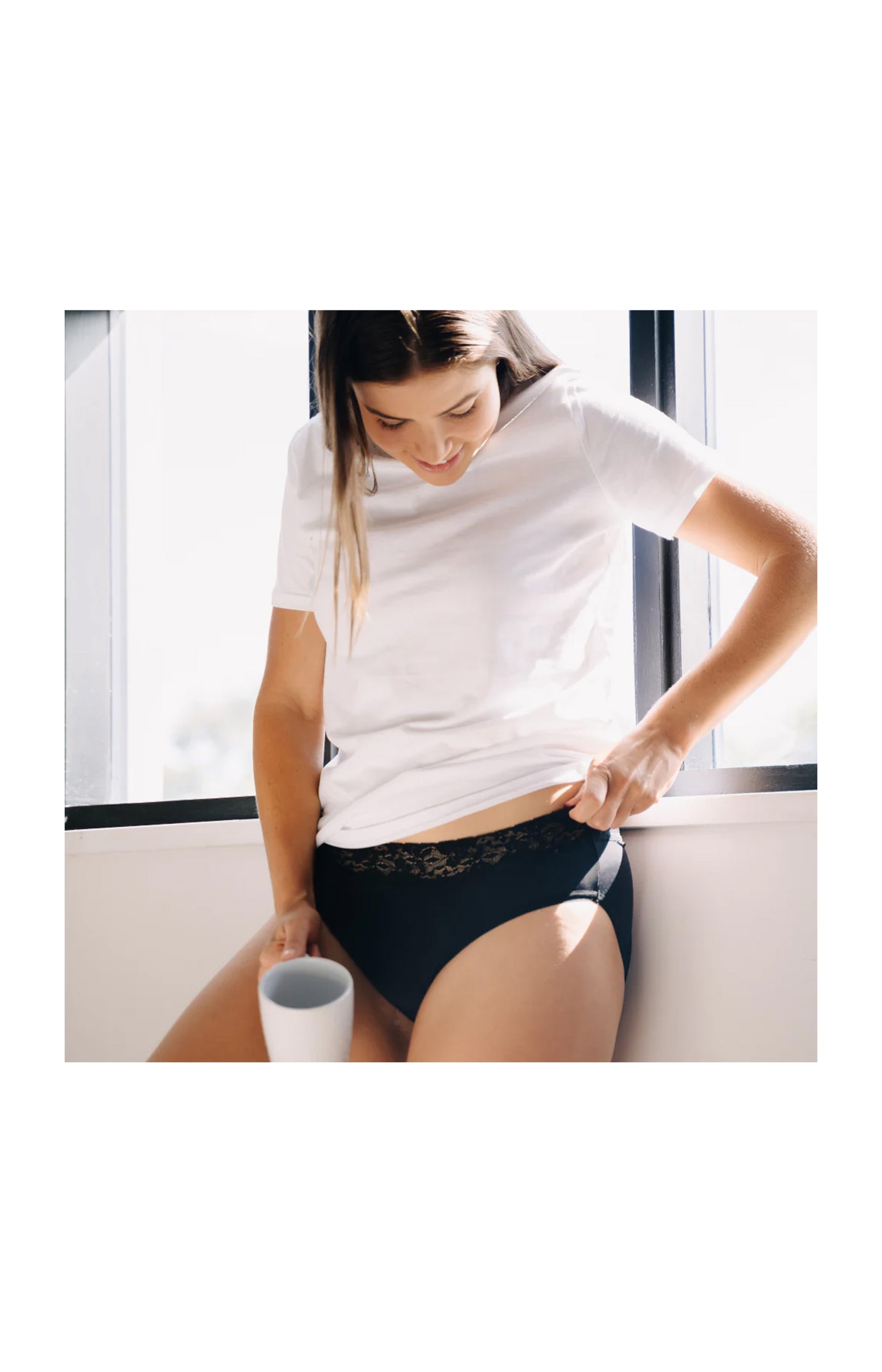 Culotte menstruelle marianne - Noir