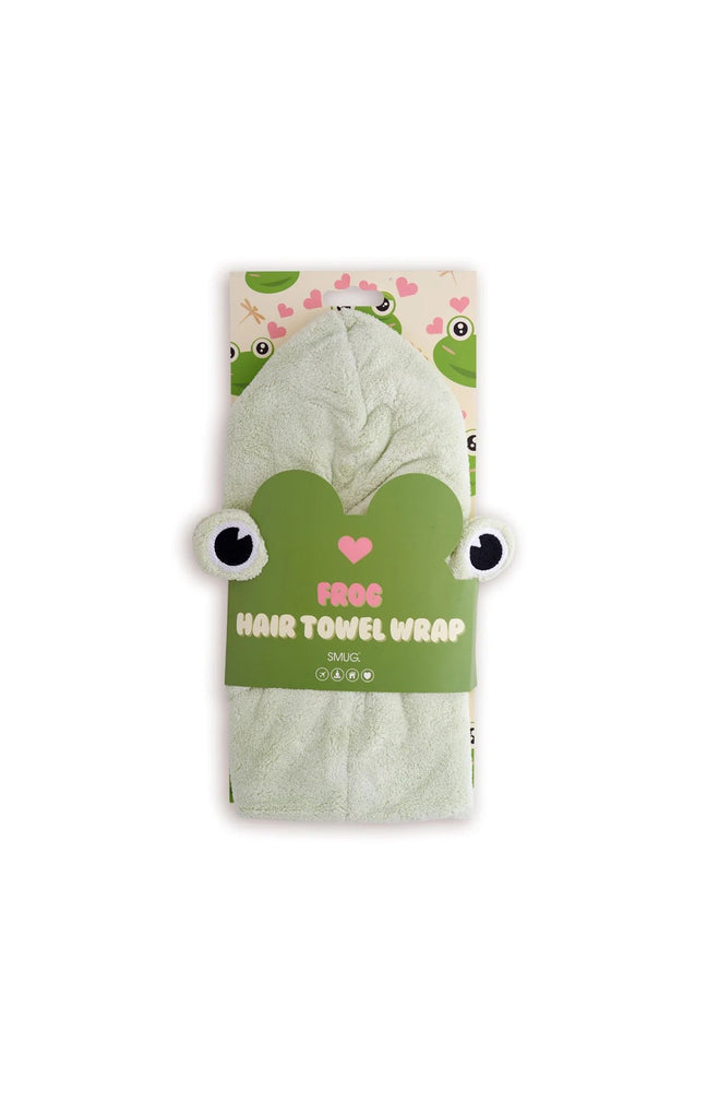 Serviette pour cheveux - Grenouille