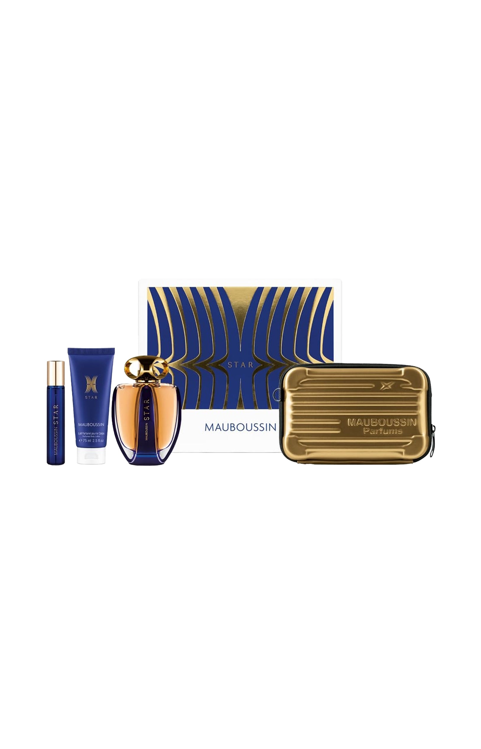 Coffret Prestige Star Eau De Parfum - Boisé ambré - 4 produits