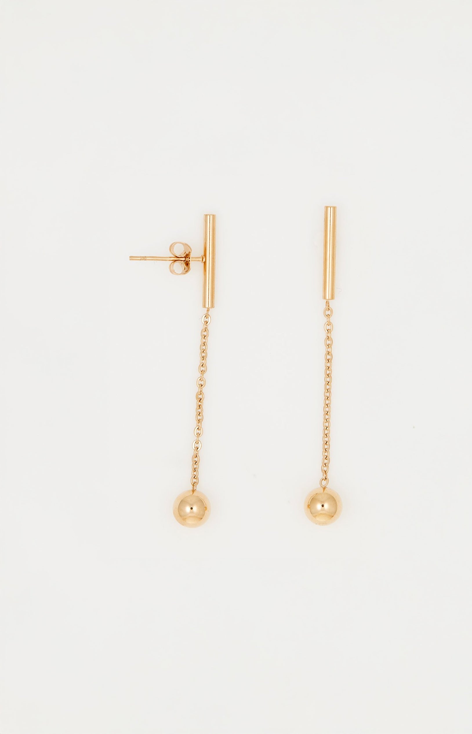 Boucles d'oreilles - Acier inoxydable - Doré