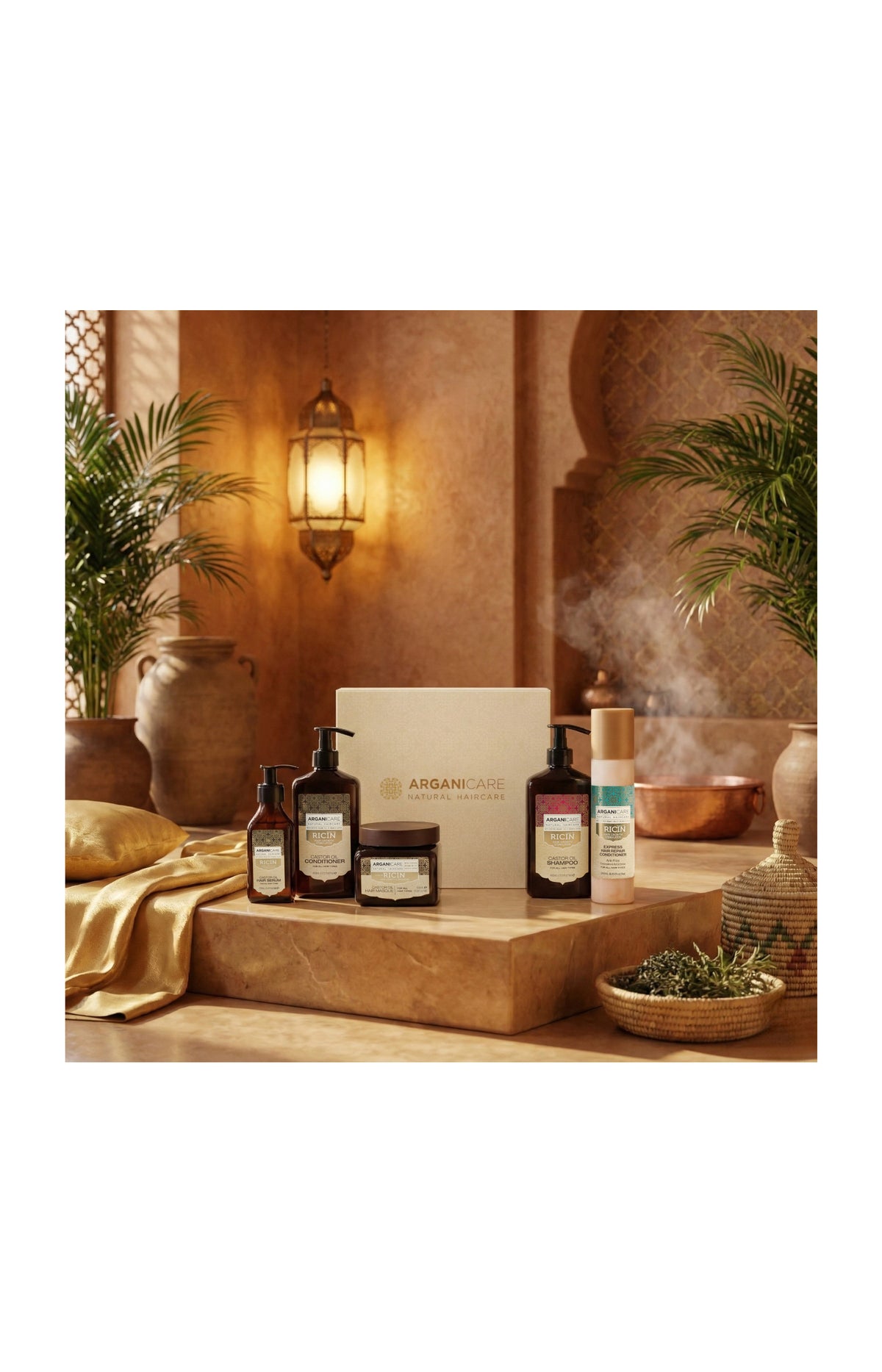 Coffret accélérateur de croissance - Ricin bio - Tous types de cheveux - 5 produits