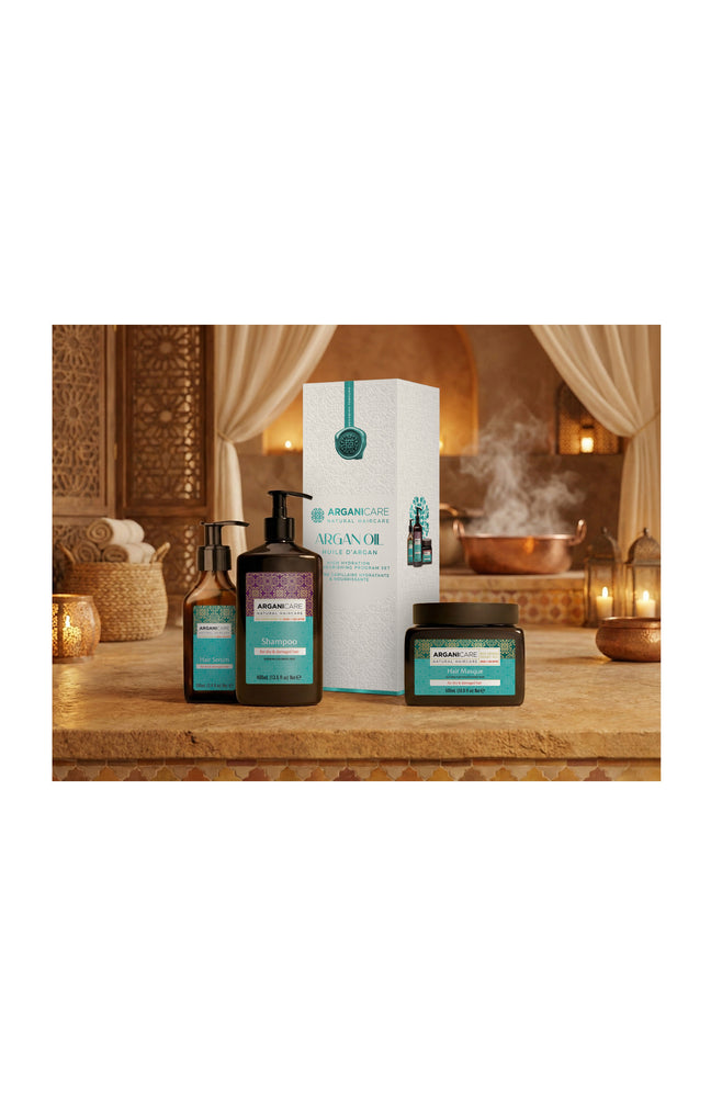 Coffret ultra-nourrissant - Argan & karité - Cheveux bouclés - 3 produits