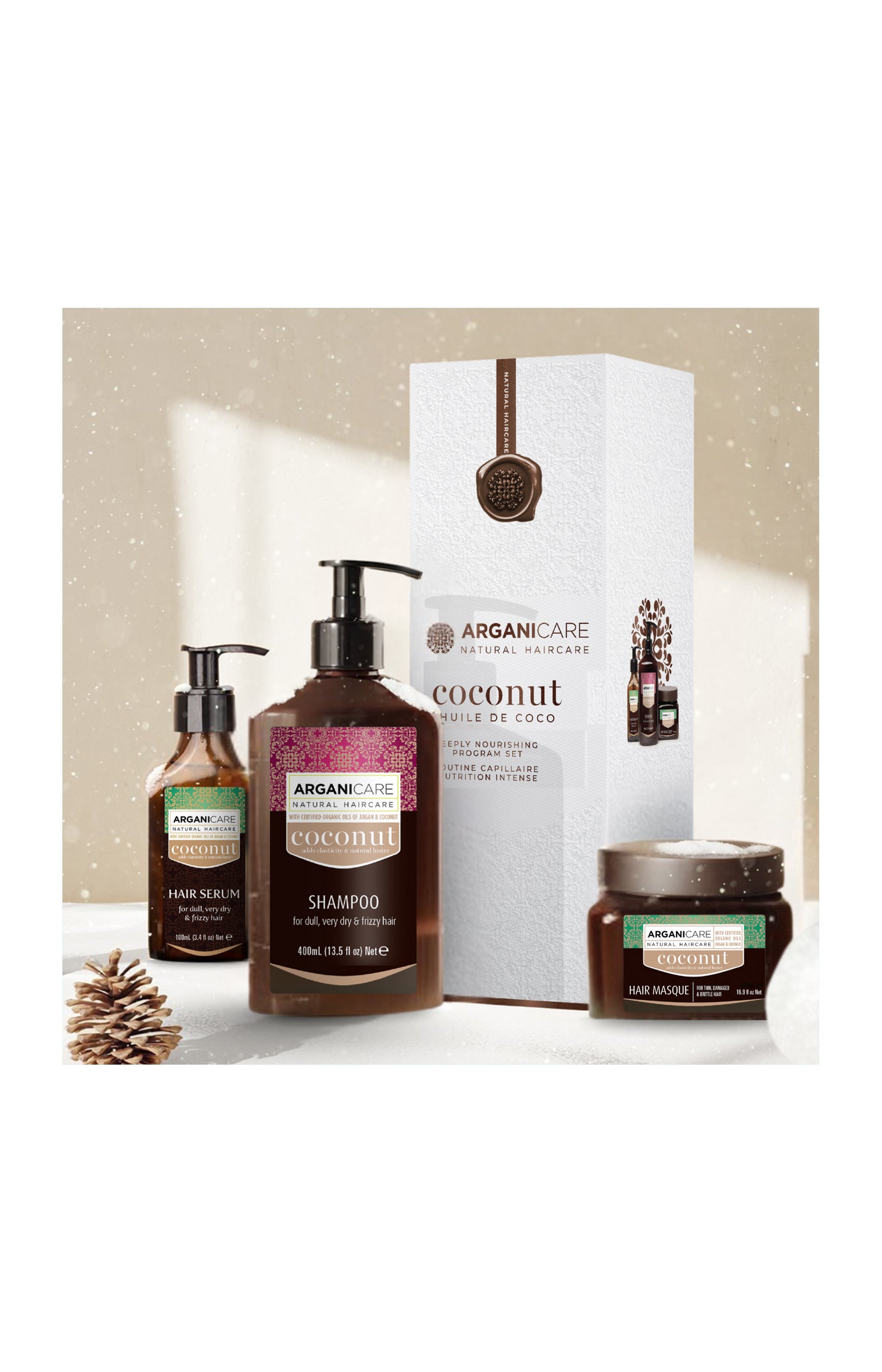 Coffret ultra-nourrissant - Coco - Cheveux ternes, très secs & frisés - 3 produits