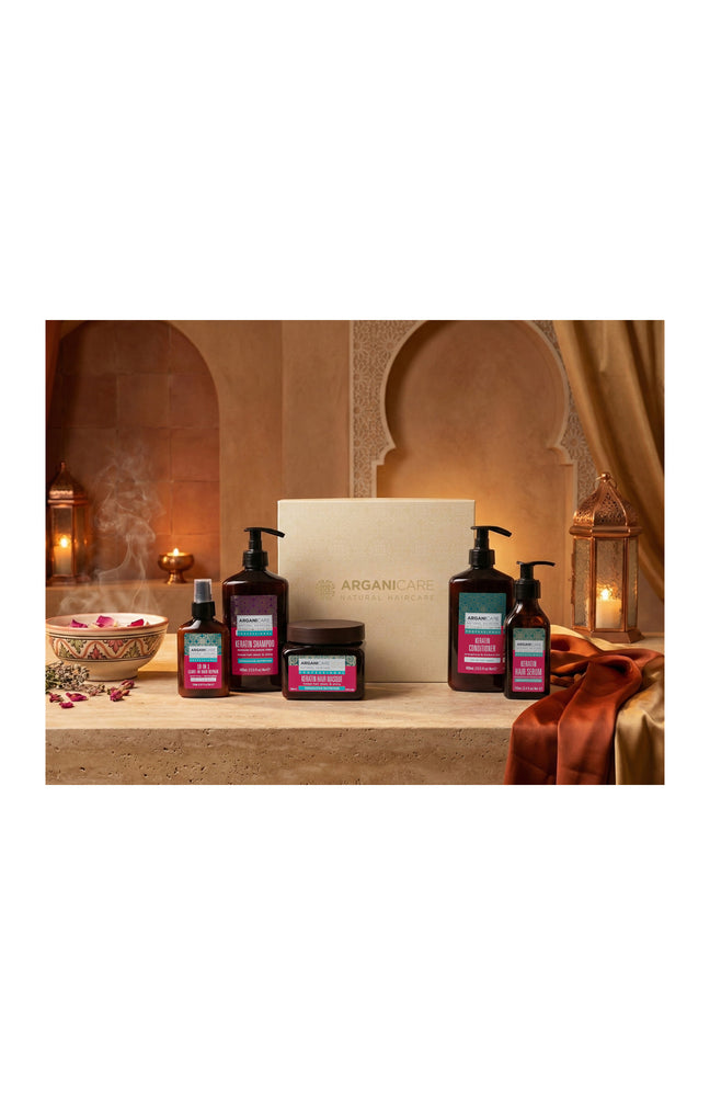 Coffret réparateur & fortifiant - Kératine - Tous types de cheveux - 5 produits