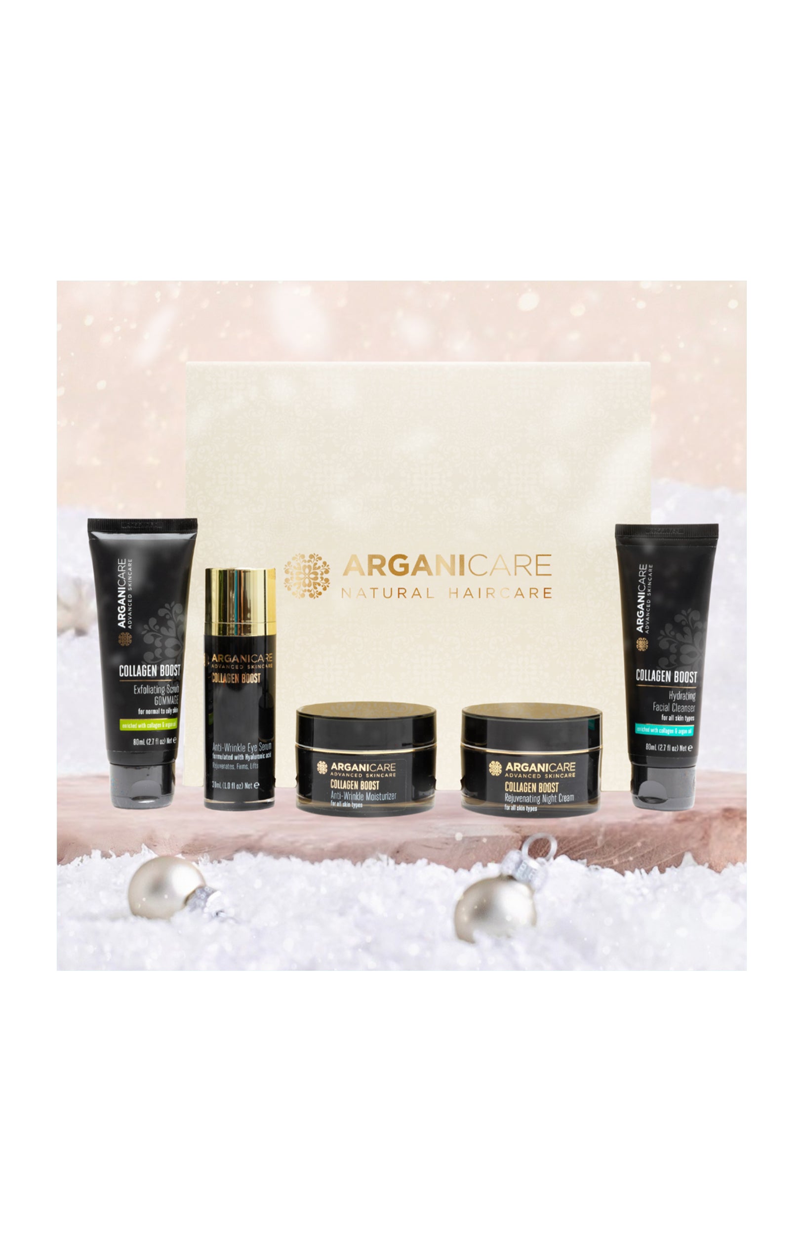 Coffret anti-rides - Collagène & acide hyaluronique - Peaux matures - 5 produits