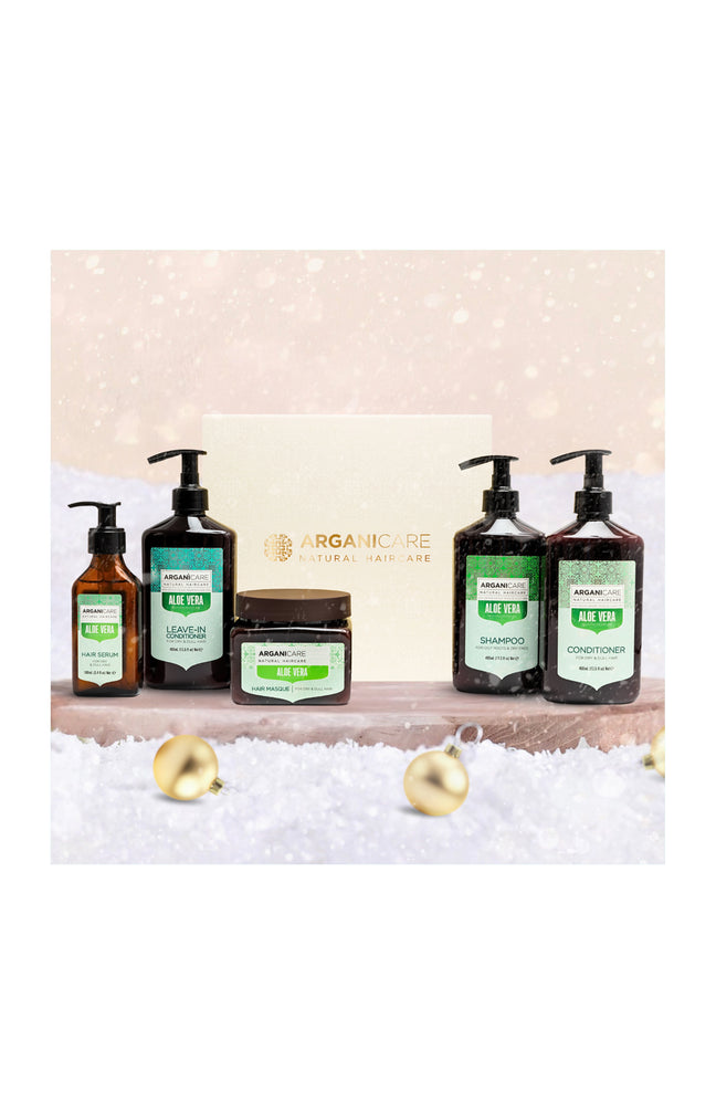 Coffret revitalisant - Aloe vera - Cheveux secs & ternes - 5 produits