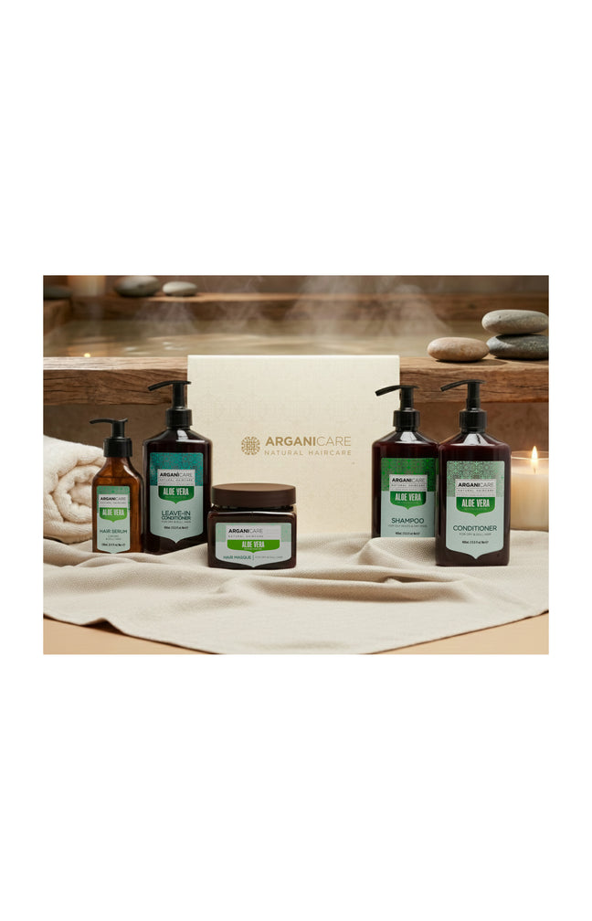 Coffret revitalisant - Aloe vera - Cheveux secs & ternes - 5 produits