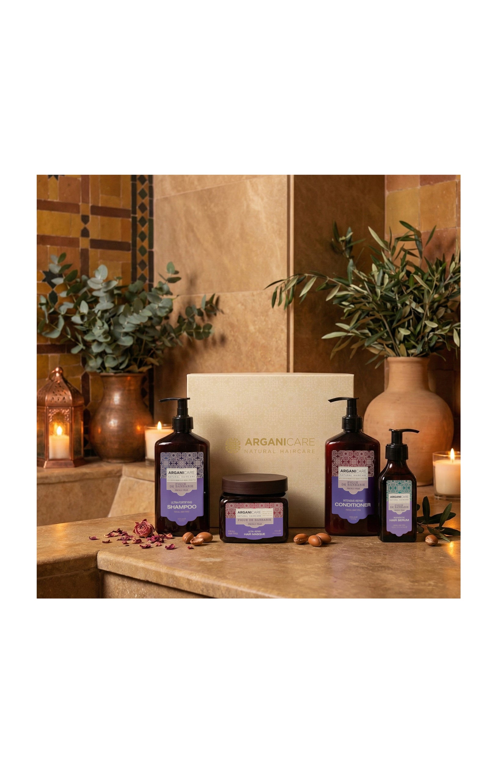 Coffret fortifiant & réparateur - Figue de Barbarie - Tous types de cheveux - 4 produits