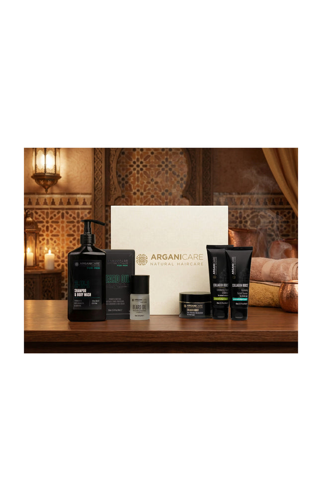 Coffret homme - Cheveux, barbe, visage & corps - 5 produits