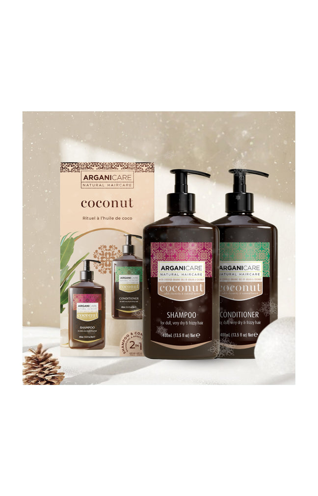 Coffret nutrition extrême - Coco - Cheveux très secs & frisés - 2 x 400 ml