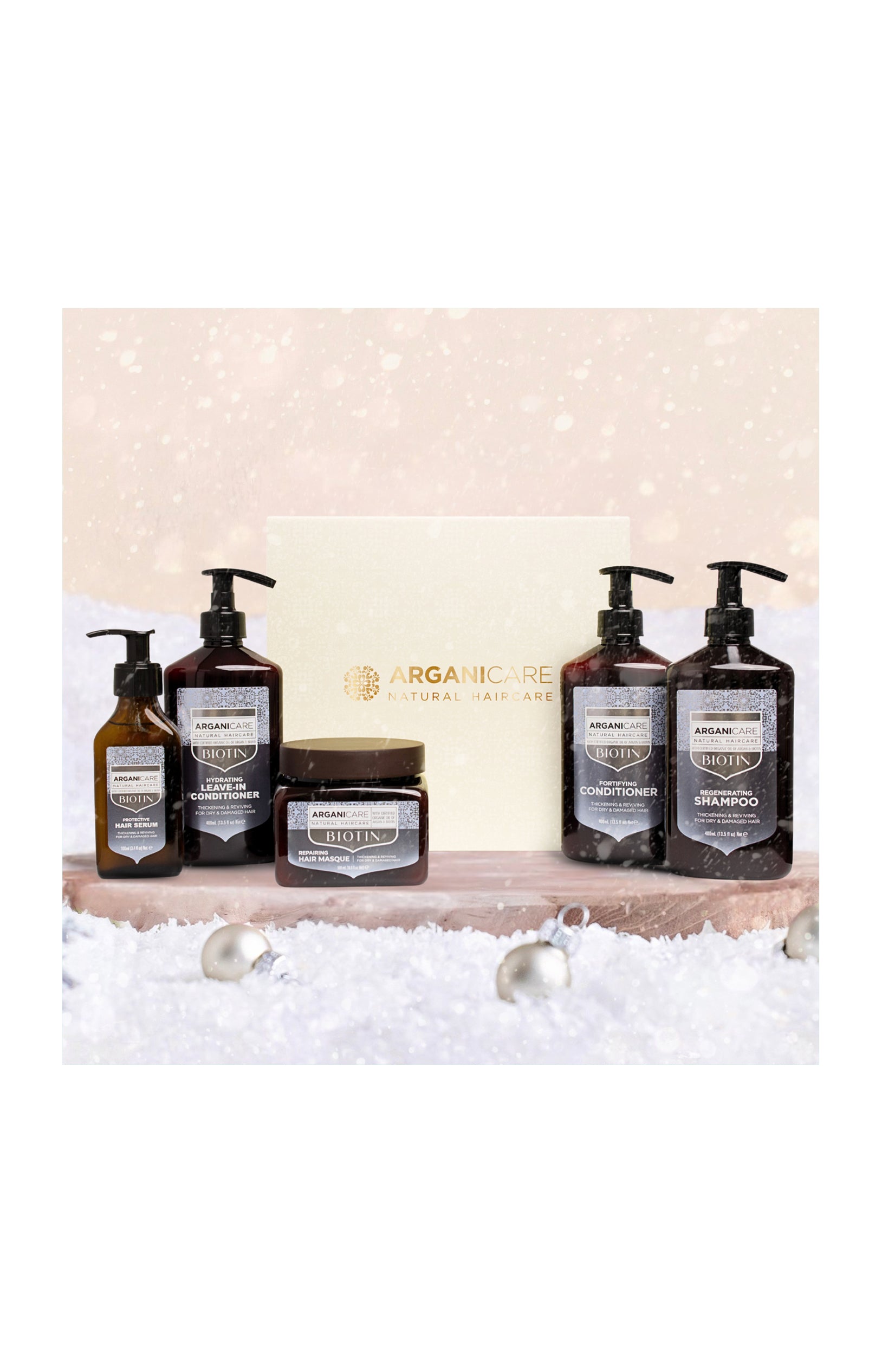 Coffret réparateur - Biotine - Cheveux secs & abîmés - 5 produits