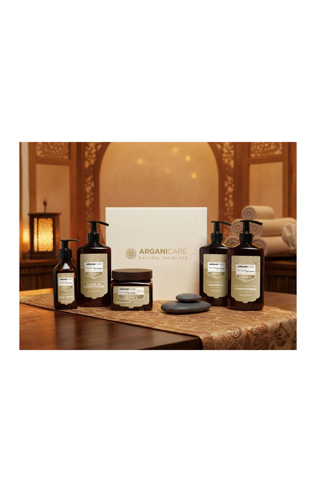 Coffret réparateur & hydratant -  Miel - Cheveux secs & abimés - 5 produits