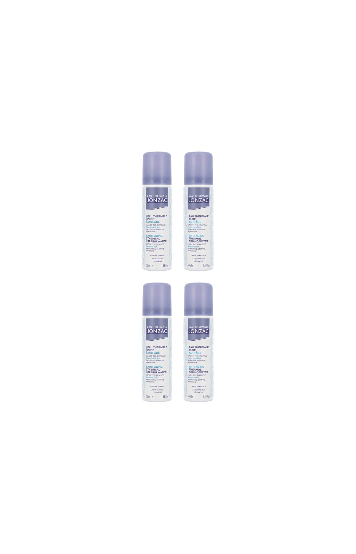 Brumisateurs - Eau thermale de Jonzac - Visage - 4 x 50 ml