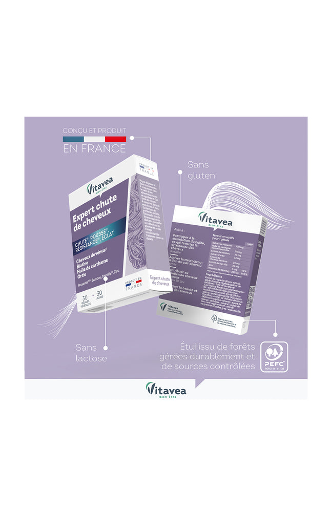 Cure anti-chute de cheveux - Cheveux de Vénus & biotine - 1 mois