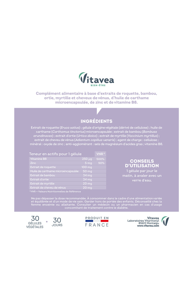 Cure anti-chute de cheveux - Cheveux de Vénus & biotine - 1 mois