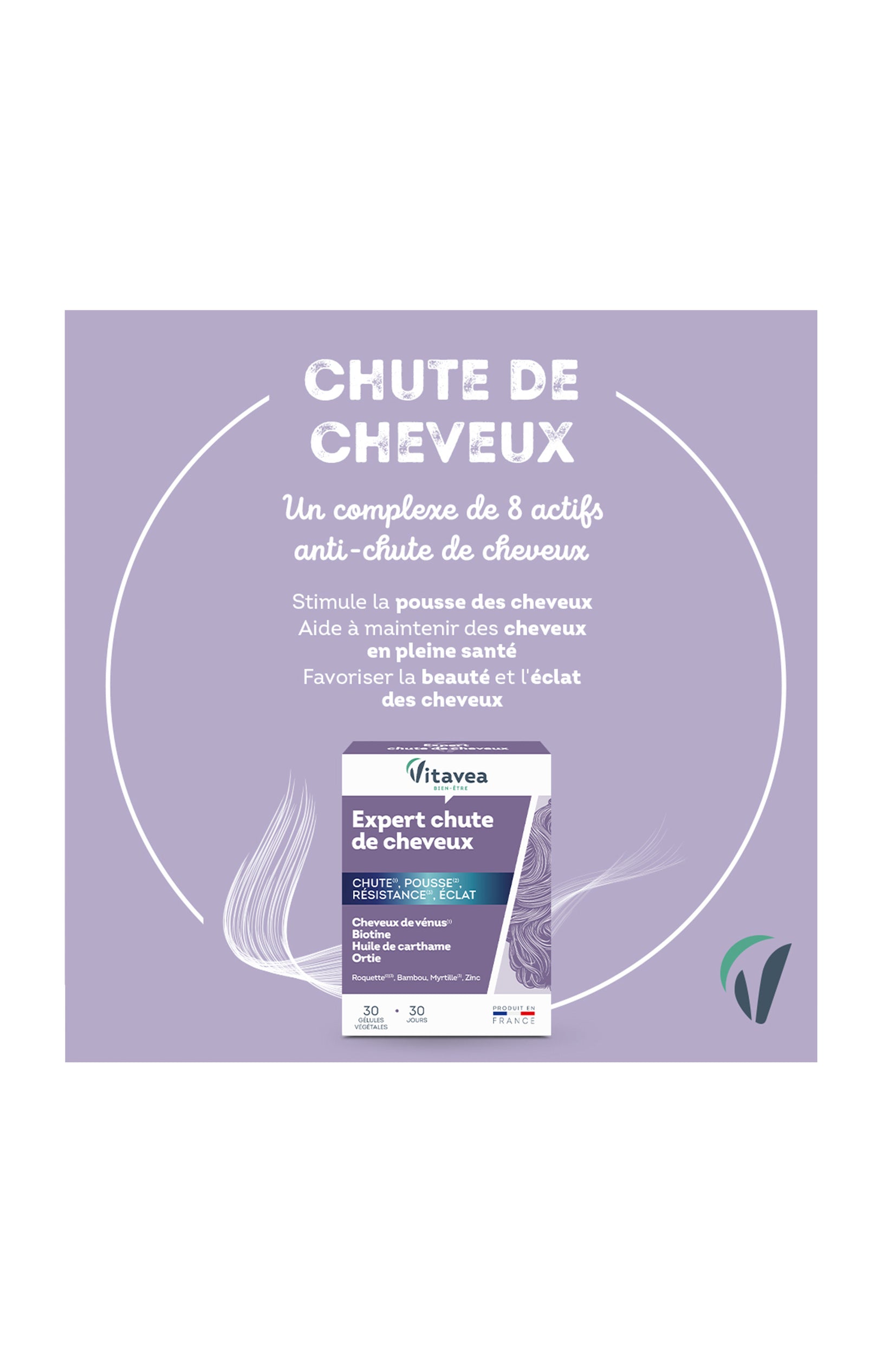 Cure anti-chute de cheveux - Cheveux de Vénus & biotine - 3 mois