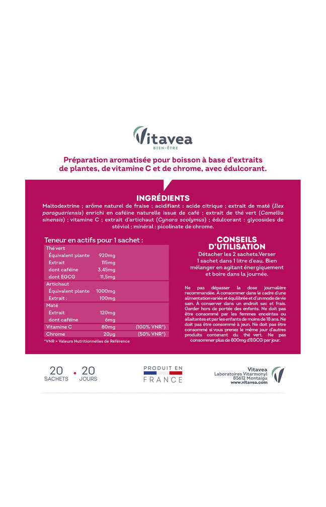 Cure amincissante - Extra Fort - Fraise - 2 mois