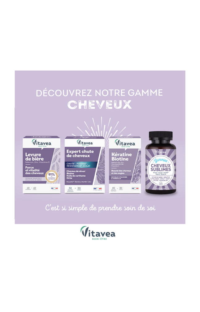 Gummies - Cheveux sublimes - Fraise - 20 jours
