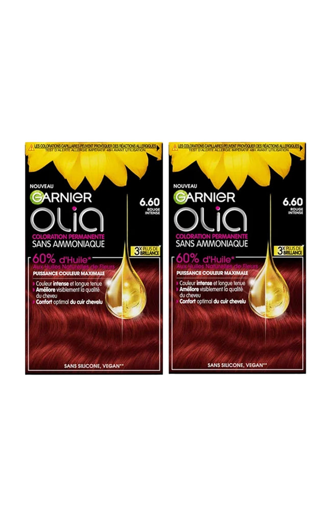 Kit coloration permanente - Rouge intense - 2 unités