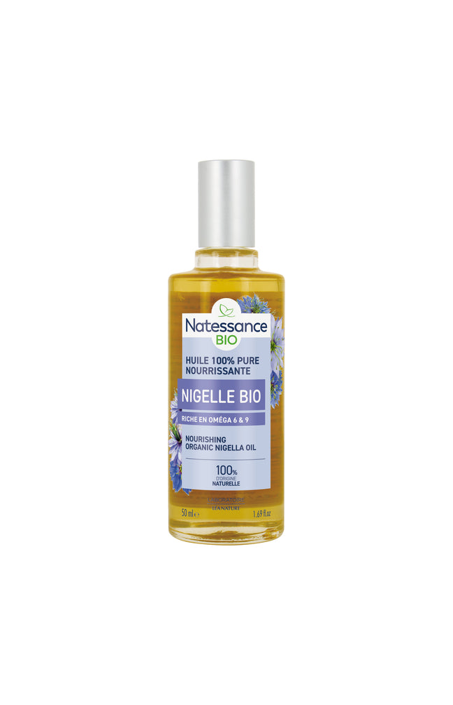 Huile de nigelle  fortifiante bio 100% pure - Visage & corps - 50 ml