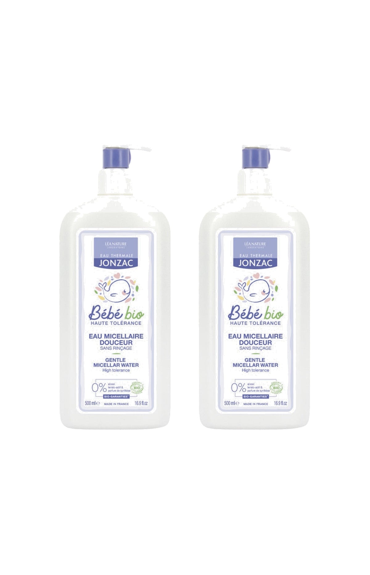 Eaux micellaires douceur bio - Visage & corps - Bébé - 2 x 500 ml