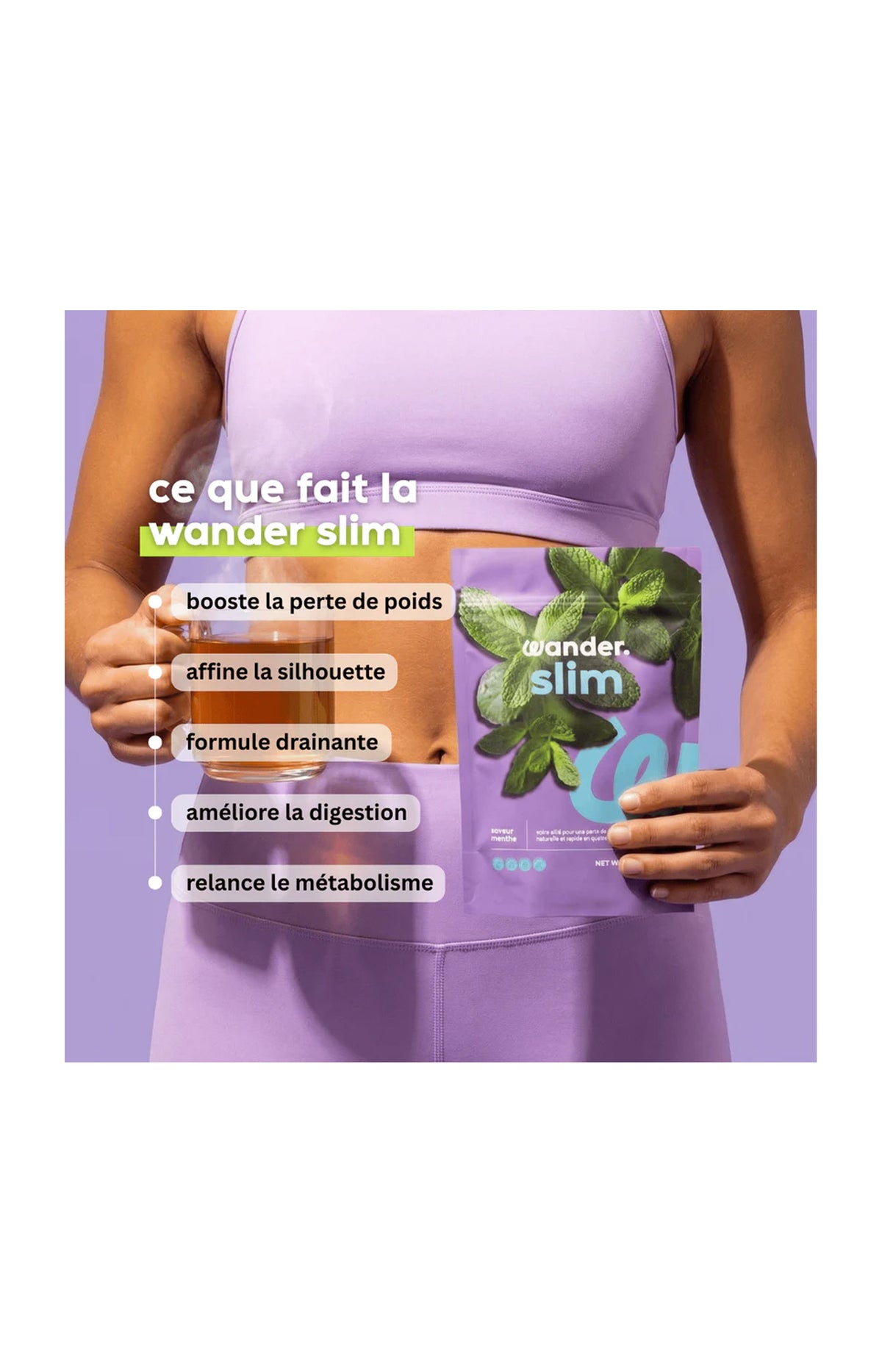 Cure minceur naturelle - Wander Slim - Menthe - 100 g