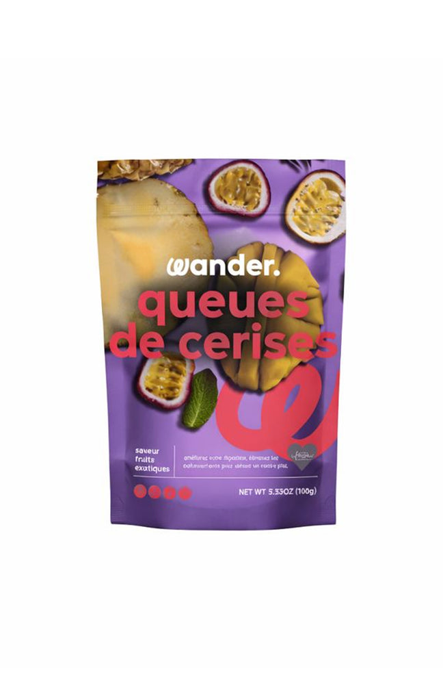 Cure drainante naturelle - Queues de cerises - Fruits Exotiques - 100 g