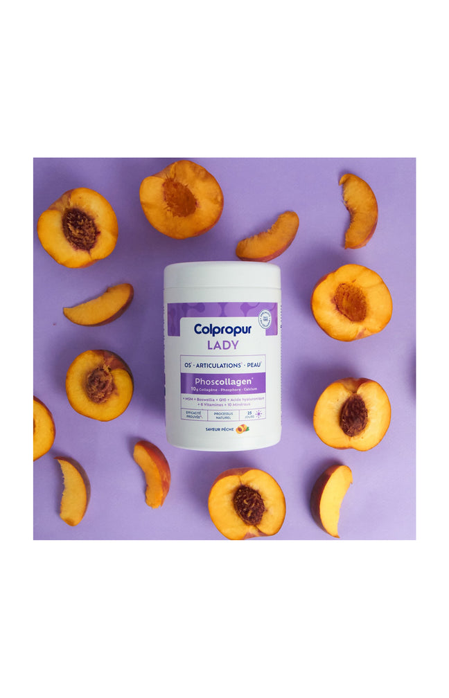 Cure collagène Lady - Os, peau & articulations - Pêche - 340 g