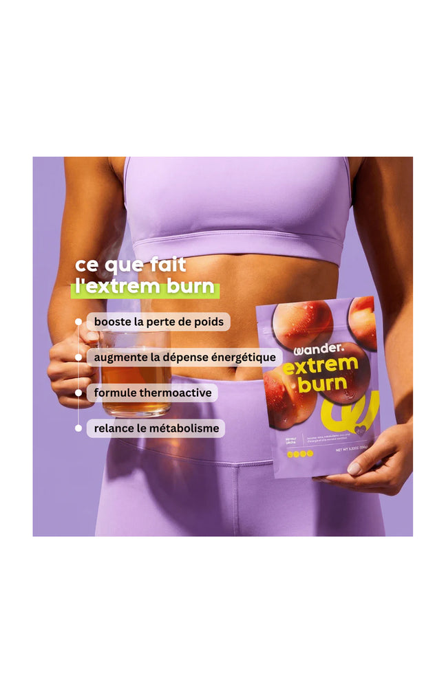 Cure brûle-graisse naturelle - Extrem Burn - Pêche - 100 g