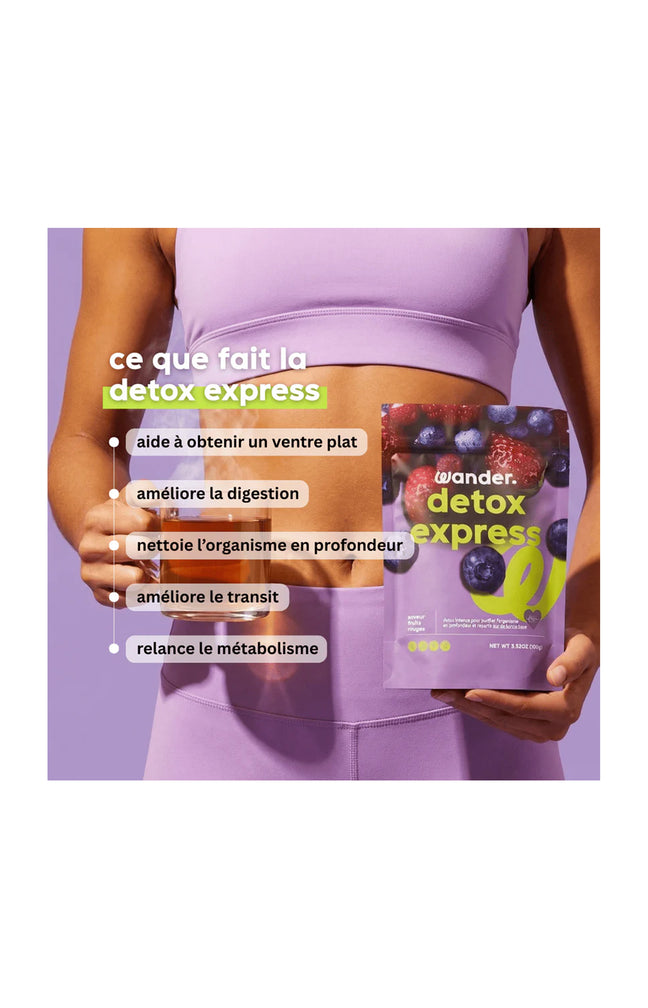 Cure detox naturelle - Express - Fruits rouges - 7 jours - 100 g