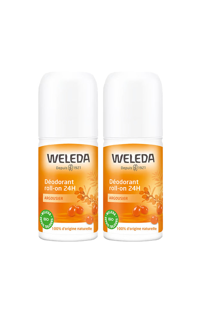 Déodorants roll-on 24h bio - Argousier - 2 x 50 ml