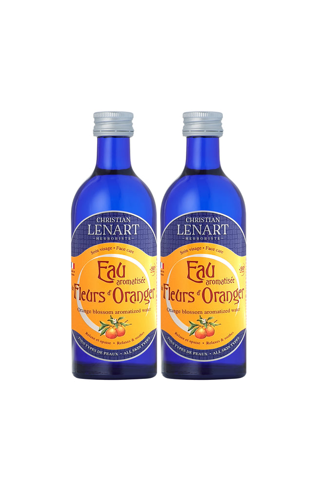 2 eaux aromatisées de fleur d'oranger - Visage - 200 ml
