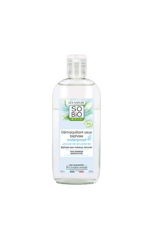 Démaquillant biphasé waterproof bio - Jus d'Aloe vera -  Yeux sensibles