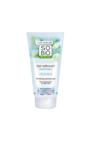 Gel nettoyant fraîcheur bio - Aloe vera - Visage