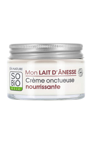 Crème nourrissante bio - Lait d'ânesse - Peaux sèches & très sèches