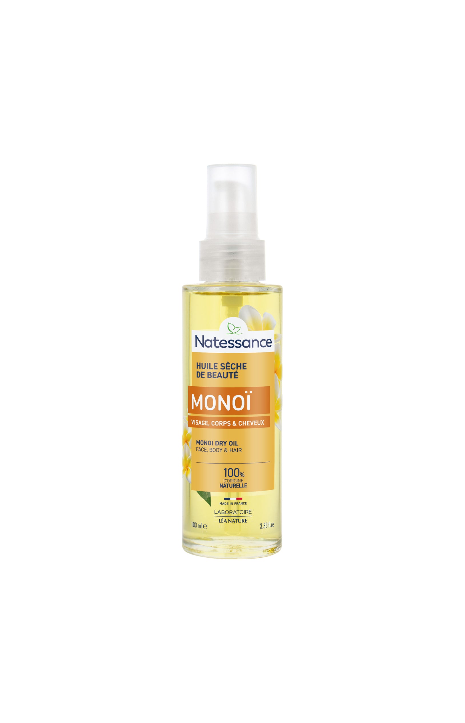 Huile sèche de monoï - Visage, corps & cheveux - 100 ml